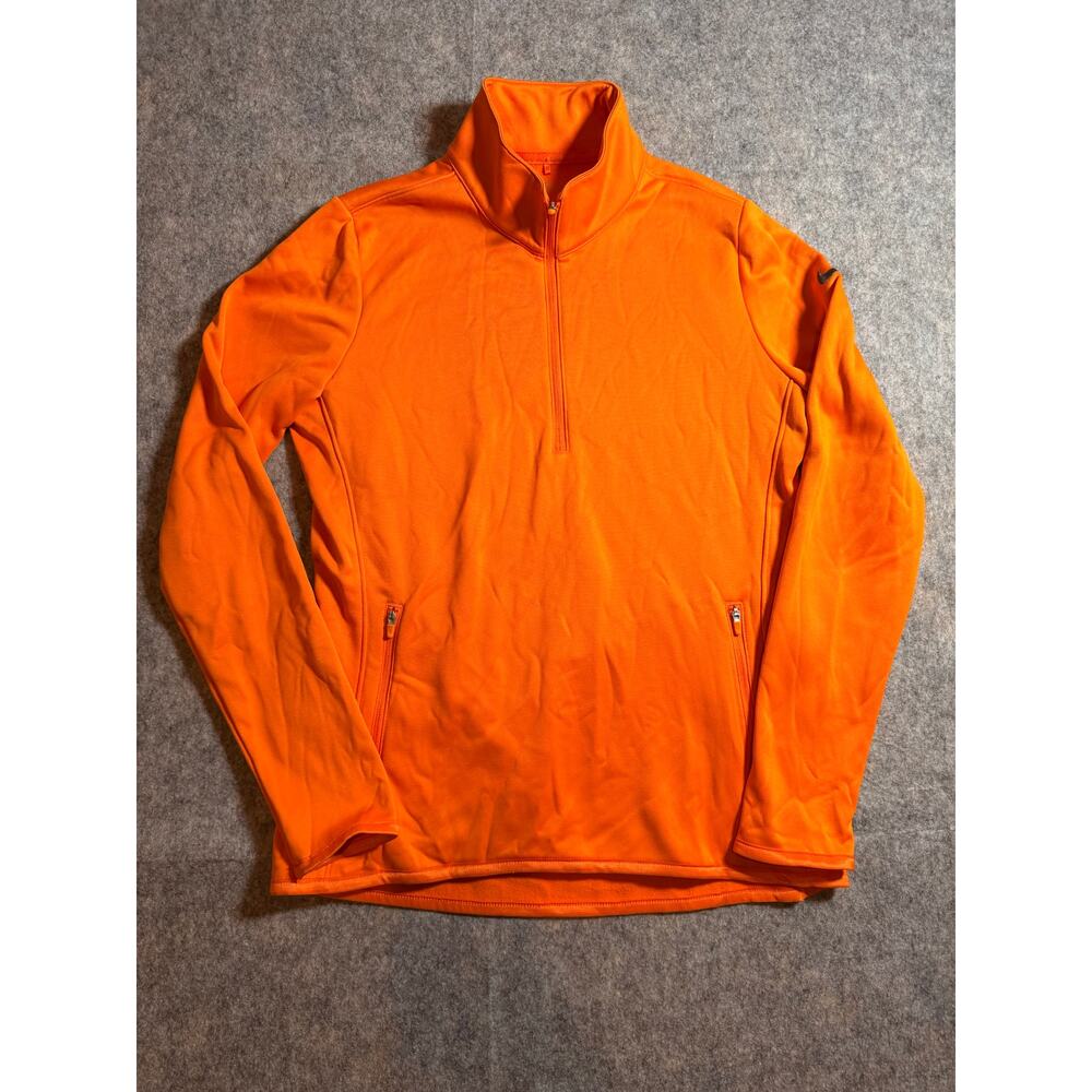 Nike Golf Therma-Fit 1/4 Zip Orange Pullover Women's Size Medium